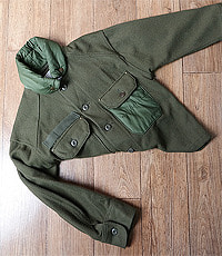 일본판 80년대 미군 울 셔츠를 기반으로한  우먼 크롭 자켓!  우먼프리사이즈!