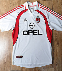 이태리산 아디다스 AC Milan Away  2001 - 2002!   프리사이즈!
