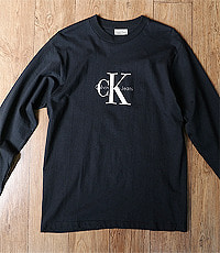 미국판 90S CK 캘빈클라인 빈티지 라운드 셔츠! 프리사이즈!