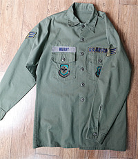 70~80S 미 공군 빈티지 셔츠!!  100~105사이즈!