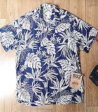 미국판 레이온 100% 하와이메이드 빈티지 오리지널 알로하 셔츠!  105 사이즈! 굿 컨디션!