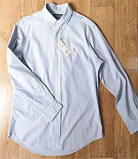 일본판 폴로 랄프로렌 스트라이프 코튼 셔츠! 100~105 사이즈! 새 제품입니다.