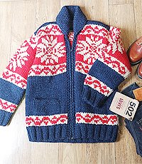 cheswick sportswear 캐나다 핸드메이드 양모100% 인디언 코위챤 스웨터~! 38사이즈~! 굿 컨디션~!