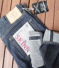 일본판 japan blue jeans  스키니 셀비지 데님~! 29사이즈~! 새제품입니다.