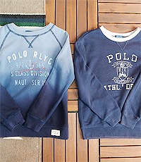 일본판 polo ralph lauren 폴로 랄프로렌 스웨트 셔츠 꼬마 6사이즈  두장.