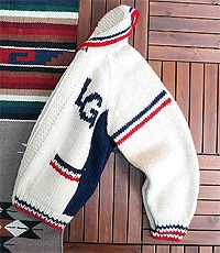 일본판 LIFE GUARD 울100% 코위찬 스타일 빈티지 스웨터~! 176이하 프리사이즈~!