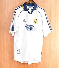 일본판 (포르투갈 산) 아디다스 1999S 레알 마드리드 유니폼~! 105사이즈~!