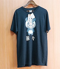 일본판 돼판다 코튼100% 프린팅 셔츠~! 프리사이즈~! 새제품.