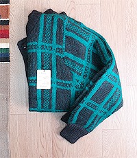 일본판 90s 빈티지 7버튼 울 스웨터 가디건 우먼 프리 새제품