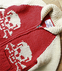 카나타X존불 콜라보~캐나다 헨드메이드 양모100% 인디언 코위챤 스웨터(cowichan sweater)