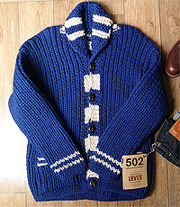 KANATA 카나타 캐나다 헨드메이드 양모100% 인디언 코위챤 스웨터(cowichan sweater)  리미티드 에디션!