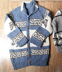 매물귀한 오버사이즈--캐나다 헨드메이드 양모100% 인디언 코위챤 스웨터 코트(cowichan sweater)~!  코트 길이의 코위찬 입니다.