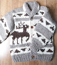 캐나다 헨드메이드 양모100% 인디언 코위챤 스웨터(cowichan sweater) 우먼프리사이즈!! 최상컨디션!!최상급품질!