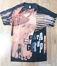 미국판 90s 1993 Aerosmith Get A Grip All Over Print T-shirt~! 프리사이즈~!