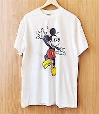 일본판 디즈니 미키마우스 프린팅 셔츠~! 프리사이즈~!