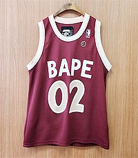 일본판 RARE OG A BATHING APE BAPE SOLDIER NBA BASKETBALL JERSEY 02~! L사이즈~! 베이프 농구저지~!