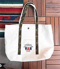 일본판 VAN CLUB by VAN JAC 큼직한 도트백  54X35