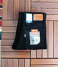 일본판 83s levis 리바이스 515 화이트텝 빈티지 코듀로이 팬츠~! 29사이즈~! 40년 된 미사용품.  블랙