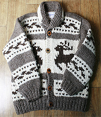 캐나다 헨드메이드 양모100% 인디언 코위챤 스웨터(cowichan sweater) 최상 컨디션!!하이 퀄리티!!
