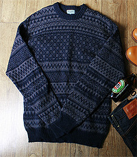 일본판 울100% 노르딕 스웨터!! 짱짱 합니다.