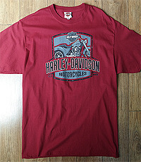 미국판 Harley Davidson 코튼100% 할리 데이비슨 프린팅 셔츠!! 프리 사이즈!! 굿 컨디션