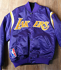 미국판 90S starter  NBA  LA 레이커스 리버시블 바시티 자켓!!  프리사이즈!