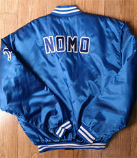 일본판 90s 도요타  노모 히데오 기념 바시티 자켓!! 프리사이즈!!