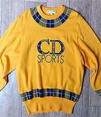 일본판 90s Christian Dior 크리스찬 디올 스포츠 빈티지 스웨터!! 우먼프리!!