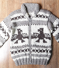 캐나다 헨드메이드 양모100% 인디언 코위챤 스웨터(cowichan sweater) 우먼프리사이즈!!  남자 174이하 m사이즈 날씬~!