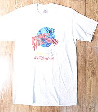 미국판 90s Planet Hollywood Walt Disney World 25 Years T-Shirt~! 프리사이즈~! 1991년 미국 메이드~! 미사용 새제품.