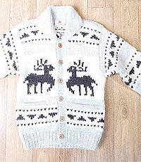 캐나다 핸드메이드 양모100% 인디언 코위챤 스웨터 cowichan sweater~! 95~100사이즈~!