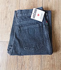 이태리산 80~90S moschino jeans 모스치노 빈티지 데님~! 새제품입니다. 우먼 실측확인~! 높은 퀄리티~!