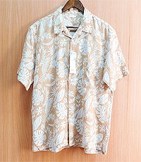 일본판 GU 리넨 블랜드 알로하 셔츠~! 프리사이즈~! 새 제품입니다.