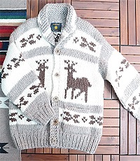 캐나다 핸드메이드 양모100% 인디언 코위찬 캐나다 스웨터 cowichan sweater 100~105사이즈 굿 컨디션~!