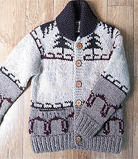 KANATA 카나타 캐나다 핸드메이드 양모100%  코위찬 스웨터 cowichan sweater!!   남자 m  여자 프리사이즈!