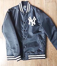일본판 YORK yankees majestic 마제스틱 뉴욕 양키즈 바시티 자켓~! M사이즈~!