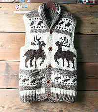 캐나다 핸드메이드 양모100% 코위찬 스웨터 cowichan sweater   캐나다 스웨터
