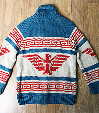 캐나다 핸드메이드 양모100% 코위찬 스웨터 cowichan sweater   캐나다 스웨터 &quot;  귀한 색감에 작은 사이즈!!