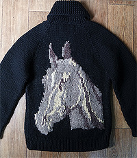 cheswick sportswear 캐나다 헨드메이드 양모100% 인디언 코위챤 스웨터(cowichan sweater)  38사이즈!!