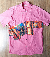 일본판 hollywood ranch market 헐리우드 런치마켓 패치셔츠! 95-100사이즈!!